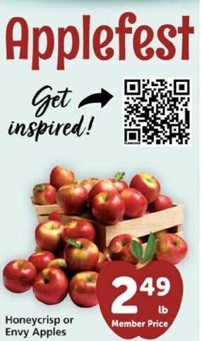 Safeway Honeycrisp Or Envy Apples offer