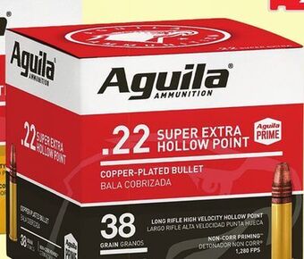 Big 5 Aguila 22lr high velocity hollow point ammo offer