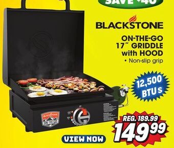 Big 5 Blackstone on the go 17 griddle with hood offer