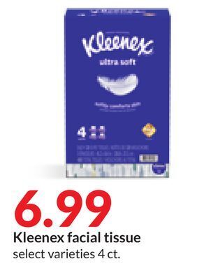 Hy-Vee Kleenex facial tissue offer