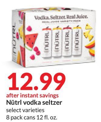 Hy-Vee Nütrl vodka seltzer offer