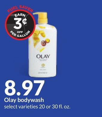 Hy-Vee Olay bodywash offer