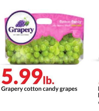 Hy-Vee Grapery cotton candy grapes offer