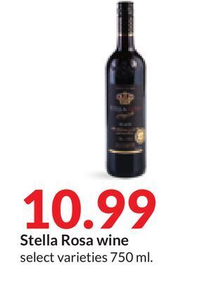Hy-Vee Stella rosa wine offer