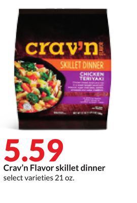 Hy-Vee Crav'n flavor skillet dinner offer