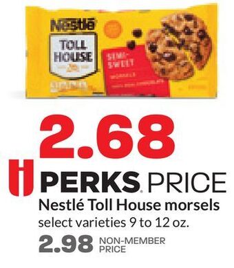 Hy-Vee Nestlé toll house morsels offer