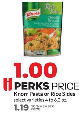 Hy-Vee Knorr pasta or rice sides offer