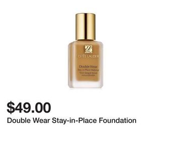 Belk Double wear stay-in-place foundation offer