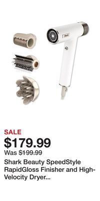 Ulta Beauty Shark beauty speedstyle rapidgloss finisher and high-velocity dryer for curly & coily hair offer