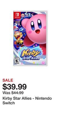Game Stop Kirby star allies - nintendo switch offer