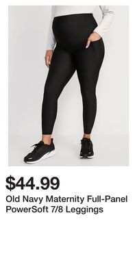 Old Navy Old navy maternity full-panel powersoft 7/8 leggings offer