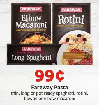 Fareway Fareway Pasta offer