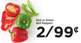 Food 4 Less Red or green bell peppers offer
