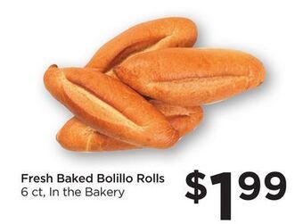 Food 4 Less Fresh baked bolillo rolls offer