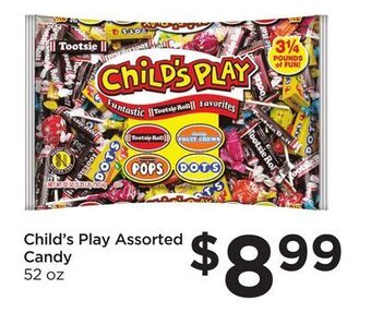 Food 4 Less Child's play assorted candy offer