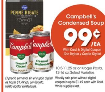 Ralphs Campbell's condensed soup offer
