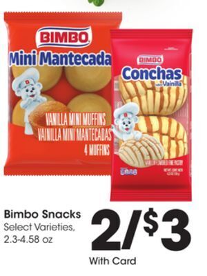 Ralphs Bimbo snacks offer
