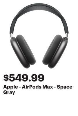 Best Buy Apple - airpods max - space gray offer