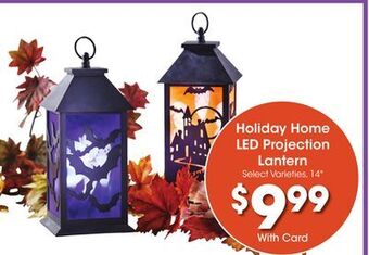 Ralphs Holiday home led projection lantern offer