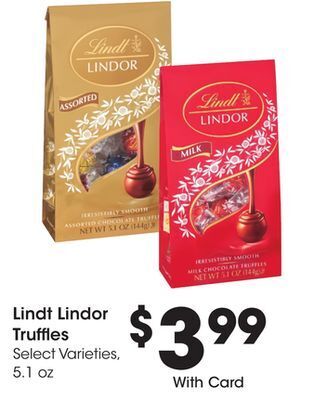 Ralphs Lindt lindor truffles offer