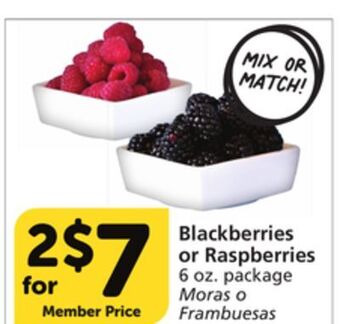 Vons Blackberries or raspberries offer