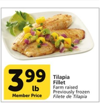 Vons Tilapia fillet offer