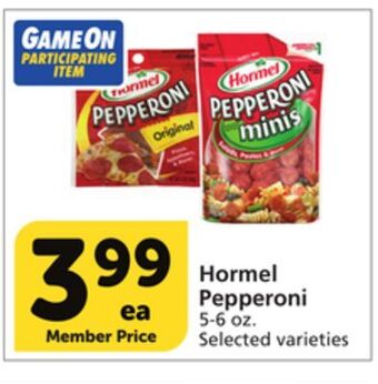 Vons Hormel pepperoni offer
