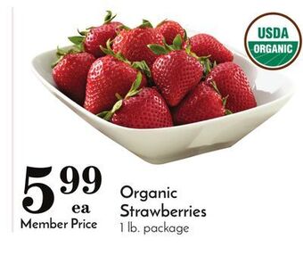 Pavilions Organic strawberries offer