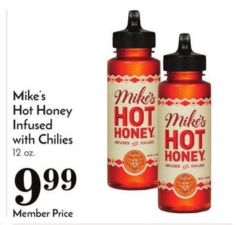 Pavilions Mike's hot honey infused with chilies offer