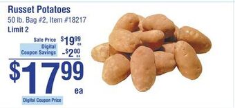 Smart & Final Russet potatoes offer