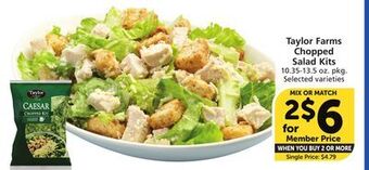 Albertsons Taylor farms chopped salad kits offer