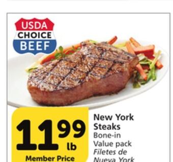Albertsons New york steaks offer