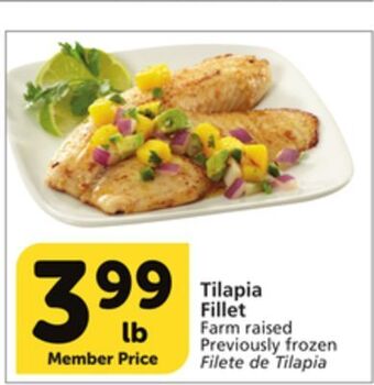 Albertsons Tilapia fillet offer