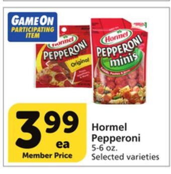Albertsons Hormel pepperoni offer