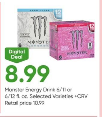 Stater Bros Monster energy drink offer