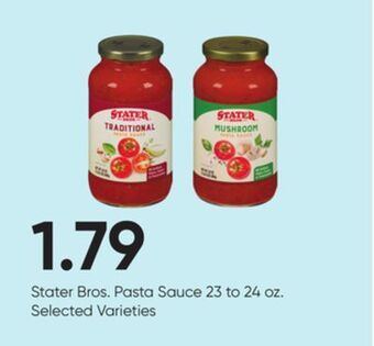 Stater Bros Stater bros. pasta sauce offer