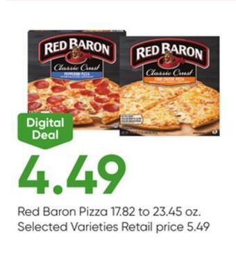 Stater Bros Red baron pizza offer