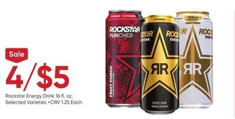 Stater Bros Rockstar energy drink offer