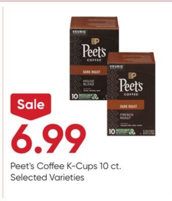 Stater Bros Peet's coffee k-cups offer