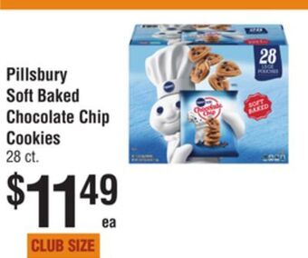 Smart & Final Pillsbury soft baked chocolate chip cookies offer