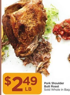 Food 4 Less Pork shoulder butt roast offer