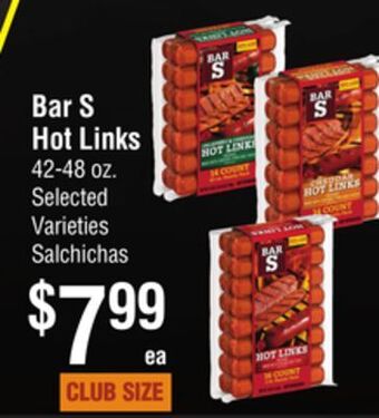Smart & Final Bar s hot links offer