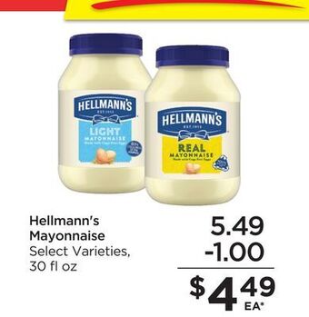 Food 4 Less Hellmann's mayonnaise offer