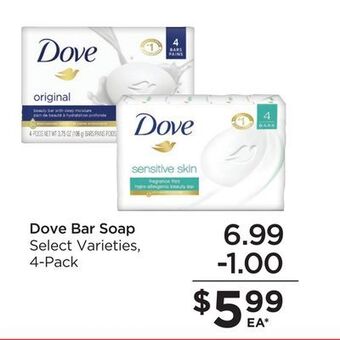 Food 4 Less Dove bar soap offer