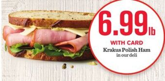 Mariano's Krakus polish ham offer