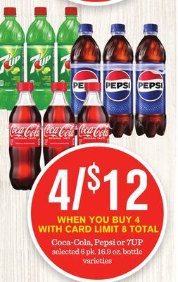 Mariano's Coca-cola, pepsi or 7up offer