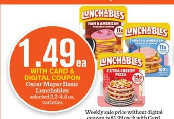 Mariano's Oscar mayer basic lunchables offer
