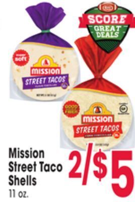 Jewel-Osco Mission street taco shells offer