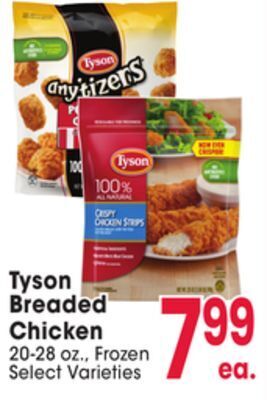 Jewel-Osco Tyson breaded chicken offer