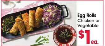 Jewel-Osco Egg rolls offer